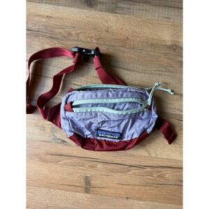 Patagonia Black Hole Ultralight Travel Mini Hip Pack 1L Purple Burgundy Mint